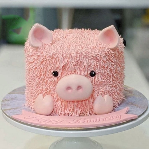 Bánh sinh nhật cho bé gái tuổi lợn