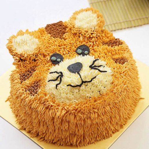 Bánh sinh nhật con hổ cho bé tuổi Dần