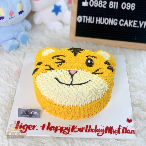 Bánh sinh nhật mô hình con hổ